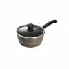 Sicilia 2.5 qt. Aluminum Nonstick Covered Sauce Pan in Hazelnut by Tramontina