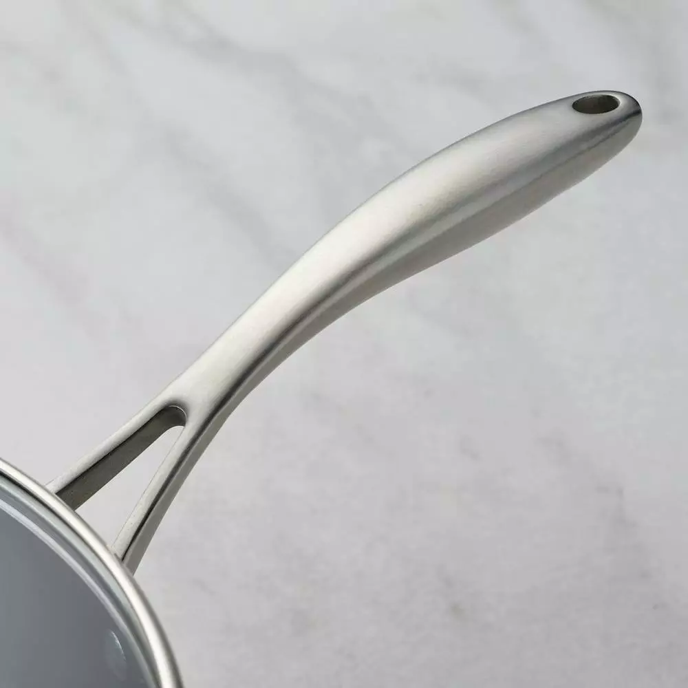 5.5 qt. Hard-Anodized Aluminum Nonstick Covered Deep Saute Pan by Tramontina 6 5.5 qt. Hard-Anodized Aluminum Nonstick Covered Deep Saute Pan by Tramontina - Image 4