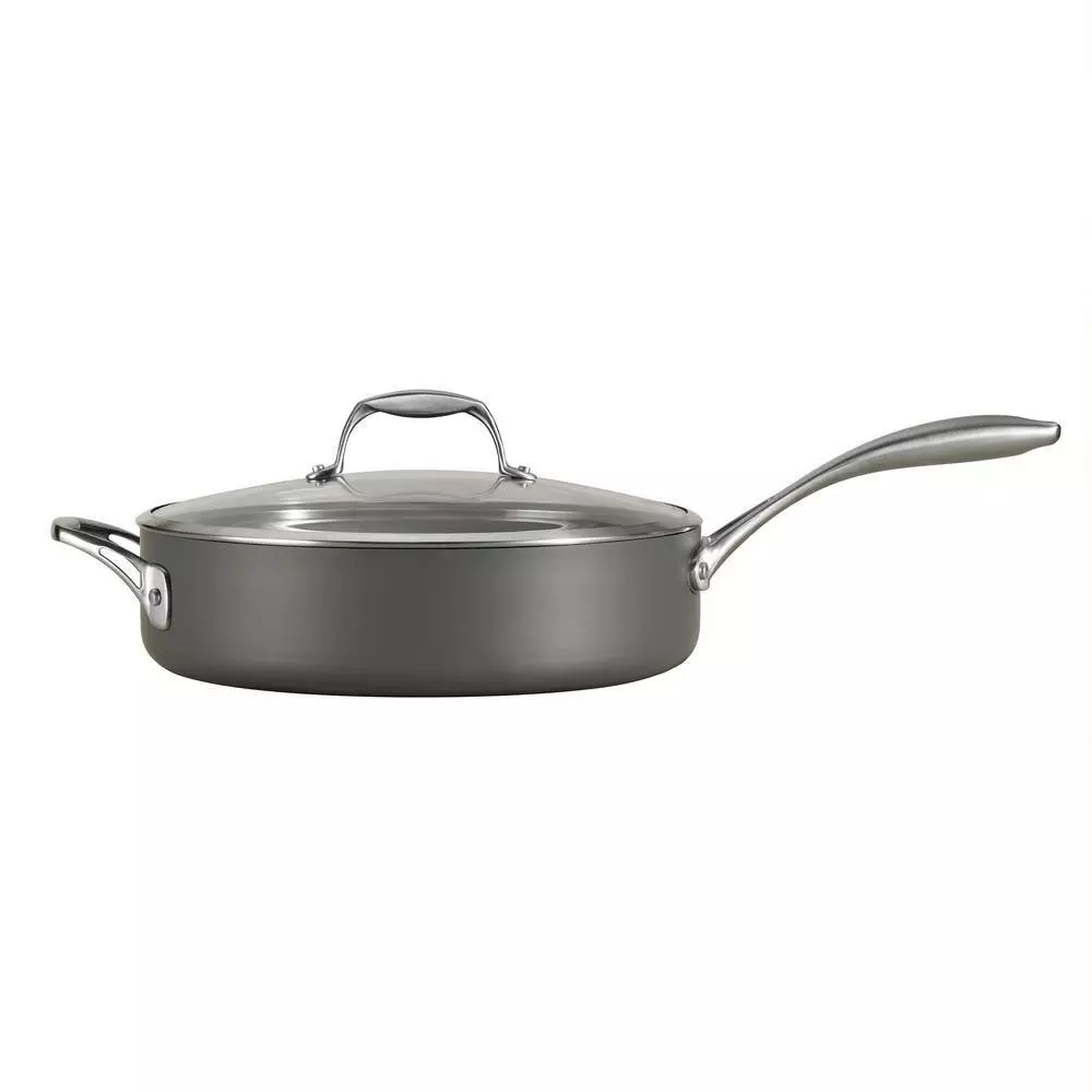 5.5 qt. Hard-Anodized Aluminum Nonstick Covered Deep Saute Pan by Tramontina 4 5.5 qt. Hard-Anodized Aluminum Nonstick Covered Deep Saute Pan by Tramontina - Image 2