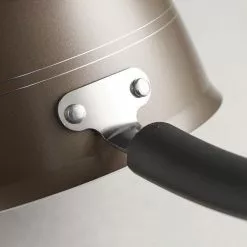 Sicilia 4.5 qt. Aluminum Nonstick Covered Saute Pan in Hazelnut by Tramontina 14 Sicilia 4.5 qt. Aluminum Nonstick Covered Saute Pan in Hazelnut by Tramontina -Cookware Sales Shop tramontina saute pans 80149 050ds fa 1000