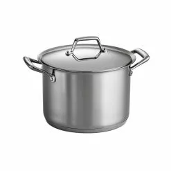 Gourmet Prima 8 qt. Stainless Steel Stock Pot with Lid by Tramontina