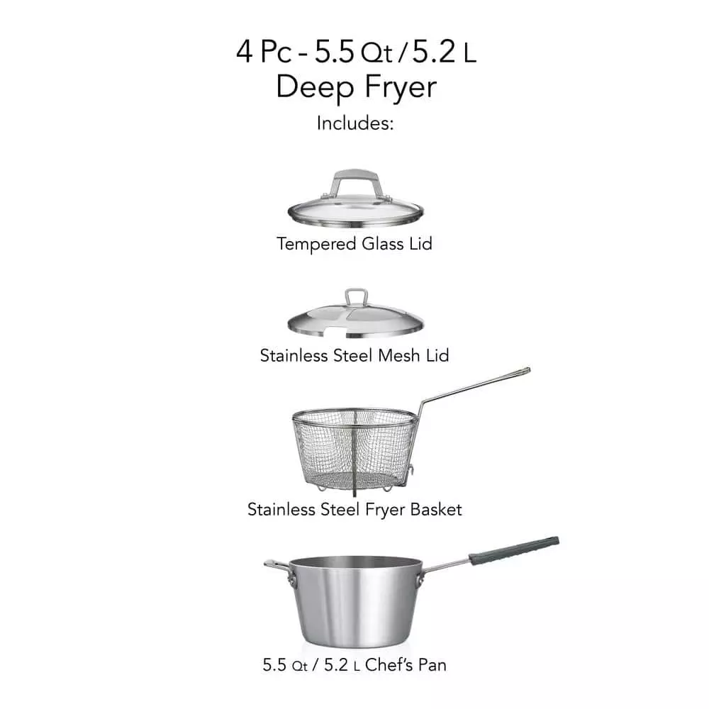 Professional Fusion 5.5 Qt. Aluminum Fry Set by Tramontina 8 Professional Fusion 5.5 Qt. Aluminum Fry Set by Tramontina - Image 6