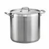 Gourmet 20 Qt. Stainless Steel Stock Pot with Lid by Tramontina 2 Gourmet 20 Qt. Stainless Steel Stock Pot with Lid by Tramontina -Cookware Sales Shop tramontina stock pots 80120 002ds 64 1000