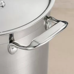 Gourmet 20 Qt. Stainless Steel Stock Pot with Lid by Tramontina 13 Gourmet 20 Qt. Stainless Steel Stock Pot with Lid by Tramontina -Cookware Sales Shop tramontina stock pots 80120 002ds 66 1000