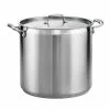 Gourmet 24 qt. Stainless Steel Stock Pot with Lid by Tramontina 2 Gourmet 24 qt. Stainless Steel Stock Pot with Lid by Tramontina -Cookware Sales Shop tramontina stock pots 80120 003ds 64 1000
