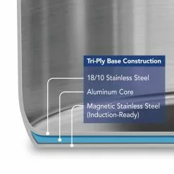 22 qt. Stainless Steel Canning Stock Pot with Rack by Tramontina 21 22 qt. Stainless Steel Canning Stock Pot with Rack by Tramontina -Cookware Sales Shop tramontina stock pots 80120 006ds 4f 1000