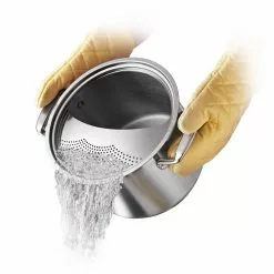 Gourmet 6 qt. Stainless Steel Stock Pot with Glass Lid by Tramontina -Cookware Sales Shop tramontina stock pots 80120 200ds 44 1000