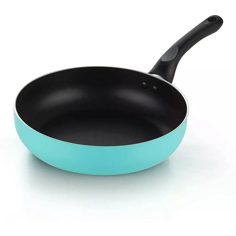 Nonstick 10- Piece Aluminum Cookware Set, Turquoise by Cook N Home 6 Nonstick 10- Piece Aluminum Cookware Set, Turquoise by Cook N Home - Image 4