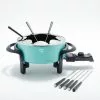 3 qt. Turquoise Ceramic Non-Stick Multi-Use Fondue Pot Set with 8-Fondue Forks by GreenLife 1 3 qt. Turquoise Ceramic Non-Stick Multi-Use Fondue Pot Set with 8-Fondue Forks by GreenLife -Cookware Sales Shop turquoise greenlife fondue pots cc005117 001 64 1000