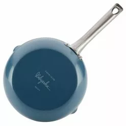 Home Collection 9.75 in. Aluminum Nonstick Skillet in Twilight Teal with Pour Spout by Ayesha Curry -Cookware Sales Shop twilight teal ayesha curry skillets 10750 1d 1000