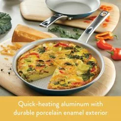 Home Collection 2-Piece Aluminum Nonstick Skillet Set in Twilight Teal by Ayesha Curry -Cookware Sales Shop twilight teal ayesha curry skillets 10755 1f 1000