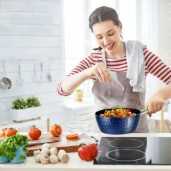 1.2 qt. Aluminum Alloy Nonstick Sauce Pan in Blue with Lid by Unbranded 20 1.2 qt. Aluminum Alloy Nonstick Sauce Pan in Blue with Lid by Unbranded -Cookware Sales Shop unbranded sauce pans rb x002zyebpz 76 1000