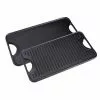 18.5 in x 10 in Black, Cast Iron Reversible Griddle/Skillet. Compatible on all Cooking Surfaces by Victoria 2 18.5 in x 10 in Black, Cast Iron Reversible Griddle/Skillet. Compatible on all Cooking Surfaces by Victoria -Cookware Sales Shop victoria griddles gdl 194 64 1000
