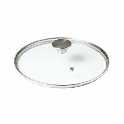 Glass Lid with Stainless Steel Knob for 6.5 in. Skillet by Victoria 11 Glass Lid with Stainless Steel Knob for 6.5 in. Skillet by Victoria -Cookware Sales Shop victoria pot lids lid 480 44 1000