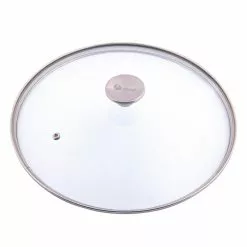 Glass Lid with Stainless Steel Knob for 13 in. Skillet by Victoria