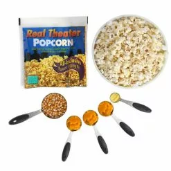 6 qt. Aluminum Stovetop Popcorn Popper with Seasoning Sampler Starter Box by Wabash Valley Farms -Cookware Sales Shop wabash valley farms stovetop popcorn poppers 24029 d fa 1000
