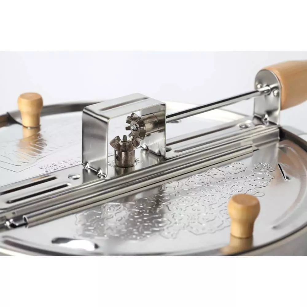 Whirley-Pop 6-Piece Aluminum Silver Stovetop Popcorn Popper with 5 Real Theater All-Inclusive Popping Kits by Wabash Valley Farms 3 Whirley-Pop 6-Piece Aluminum Silver Stovetop Popcorn Popper with 5 Real Theater All-Inclusive Popping Kits by Wabash Valley Farms - Image 2