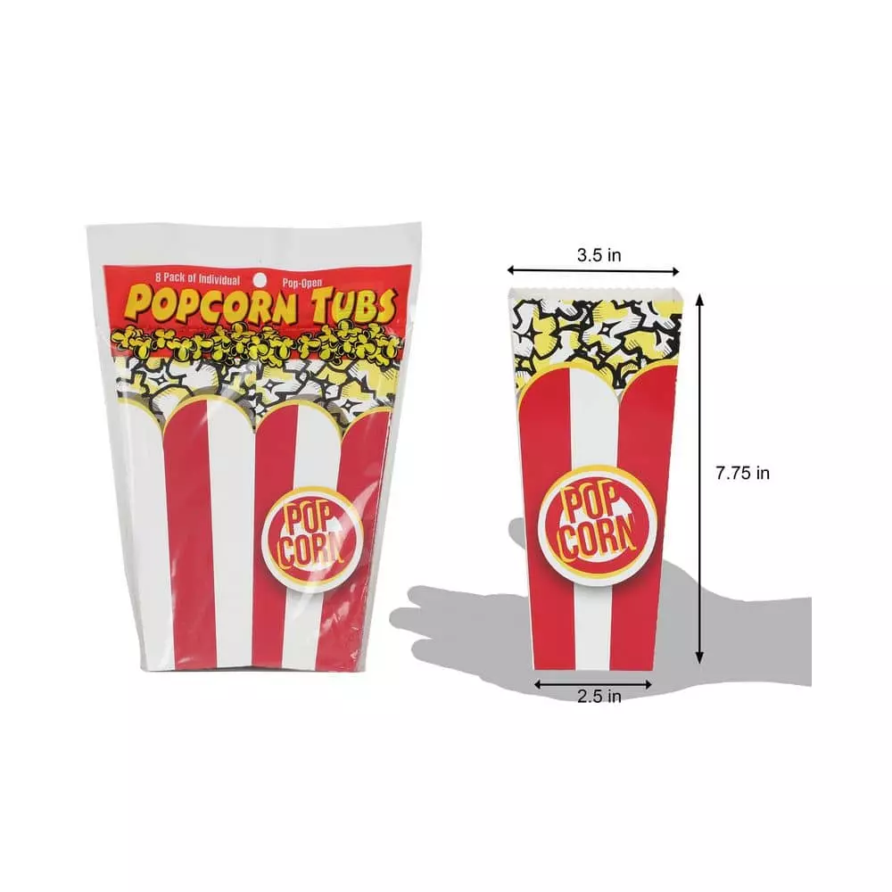 6 qt. Aluminum Red Stovetop Popcorn Popper with 12-Days of Popcorn Christmas Advent Calendar and Pop Open Tubs by Wabash Valley Farms 4 6 qt. Aluminum Red Stovetop Popcorn Popper with 12-Days of Popcorn Christmas Advent Calendar and Pop Open Tubs by Wabash Valley Farms - Image 2