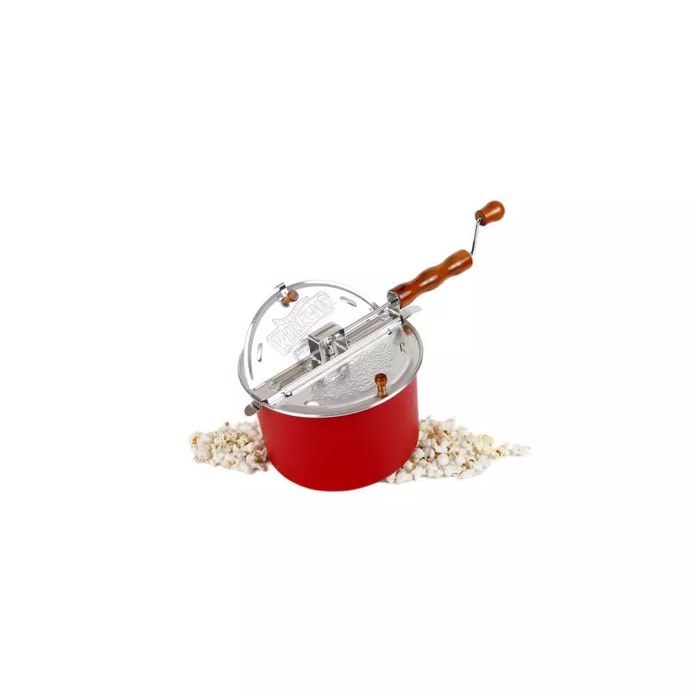6 qt. Aluminum Red Stovetop Popcorn Popper with 12-Days of Popcorn Christmas Advent Calendar and Pop Open Tubs by Wabash Valley Farms 5 6 qt. Aluminum Red Stovetop Popcorn Popper with 12-Days of Popcorn Christmas Advent Calendar and Pop Open Tubs by Wabash Valley Farms - Image 3