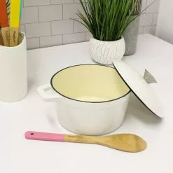 Neo 3 qt. Round Cast Iron Covered Dutch Oven in White by BergHOFF -Cookware Sales Shop white berghoff dutch ovens 2218502 31 1000