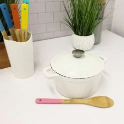 Neo 3 qt. Round Cast Iron Covered Dutch Oven in White by BergHOFF -Cookware Sales Shop white berghoff dutch ovens 2218502 4f 1000