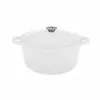 Neo 5 qt. White Cast Iron Oval Covered Casserole by BergHOFF 1 Neo 5 qt. White Cast Iron Oval Covered Casserole by BergHOFF -Cookware Sales Shop white berghoff dutch ovens 2218503 64 1000