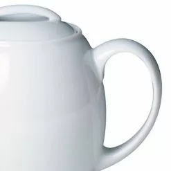 White 8-Cup Porcelain Teapot by Denby 8 White 8-Cup Porcelain Teapot by Denby -Cookware Sales Shop white denby tea kettles wht 091 4f 1000