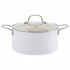 Monaco 10-Piece White Aluminum Non-Stick Cookware Set by Denmark 15 Monaco 10-Piece White Aluminum Non-Stick Cookware Set by Denmark -Cookware Sales Shop white denmark pot pan sets ttu v3353 ec c3 1000