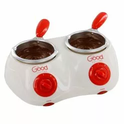 Good Cooking .25 qt. Chocolate Melting Pot with 2-Crocs by Unbranded 11 Good Cooking .25 qt. Chocolate Melting Pot with 2-Crocs by Unbranded -Cookware Sales Shop white fondue pots gco cmd 755 31 1000
