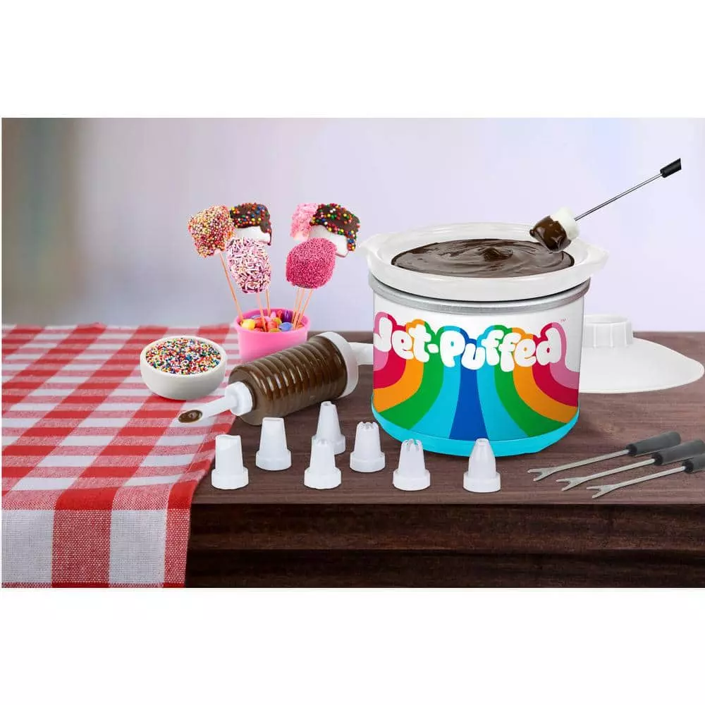 14 Piece 20 oz. Ceramic Fondue Pot Set with Fondue Forks by Unbranded 4 14 Piece 20 oz. Ceramic Fondue Pot Set with Fondue Forks by Unbranded - Image 2