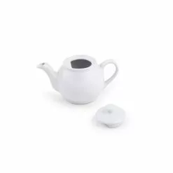 White Earthenware Teapot, Ceramic, 10 Cups by Fox Run 9 White Earthenware Teapot, Ceramic, 10 Cups by Fox Run -Cookware Sales Shop white fox run tea kettles 39863 4f 1000