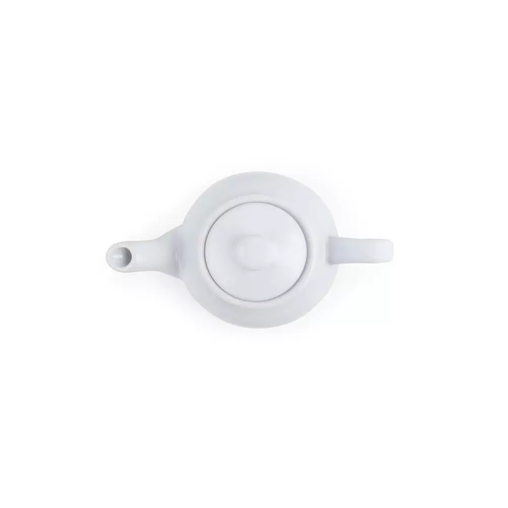 White Earthenware Teapot, Ceramic, 10 Cups by Fox Run 4 White Earthenware Teapot, Ceramic, 10 Cups by Fox Run - Image 2