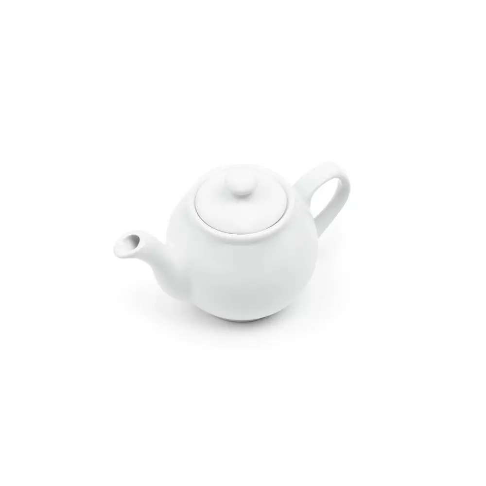 White Earthenware Teapot, Ceramic, 10 Cups by Fox Run 5 White Earthenware Teapot, Ceramic, 10 Cups by Fox Run - Image 3