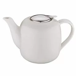 "London" Ceramic Teapot, White 50 fl. oz. by KUCHENPROFI