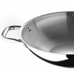 12 in. Stainless Steel Nonstick Stir Fry Pan with Lid by BERGNER 13 12 in. Stainless Steel Nonstick Stir Fry Pan with Lid by BERGNER -Cookware Sales Shop woks stir fry pans bgus10111sts 44 1000
