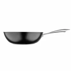 Large 11 in. Black Aluminum Durable Wok by MasterPRO -Cookware Sales Shop woks stir fry pans mpus13003blk 44 1000