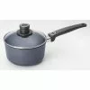 Diamond LITE Induction 2.2 qt. Cast Aluminum Nonstick Sauce Pan in Gray with Glass Lid by Woll -Cookware Sales Shop woll sauce pans w918dpil 64 1000