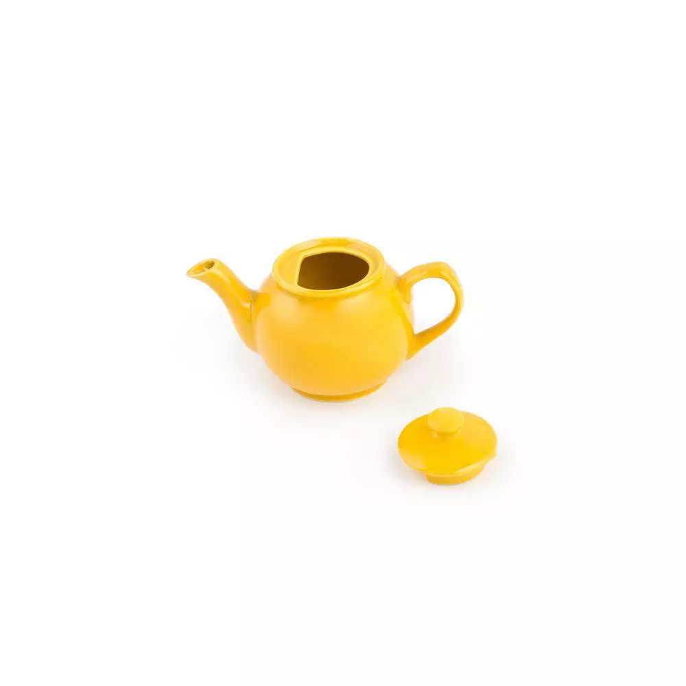 6-Cup Yellow Earthenware Teapot by Fox Run 6 6-Cup Yellow Earthenware Teapot by Fox Run - Image 4