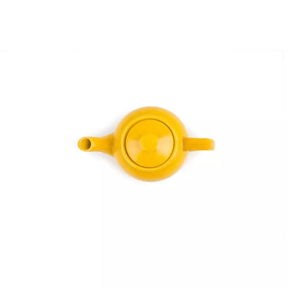 6-Cup Yellow Earthenware Teapot by Fox Run 4 6-Cup Yellow Earthenware Teapot by Fox Run - Image 2