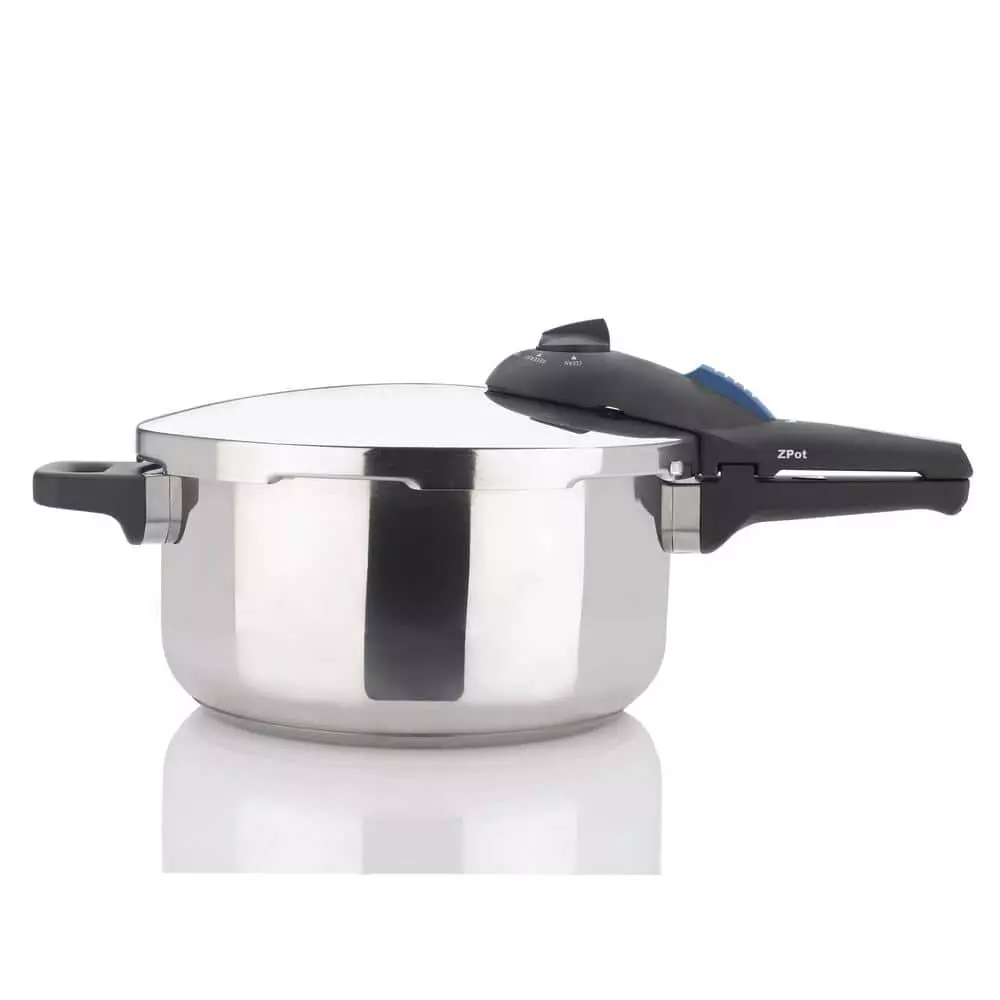 Z Pot 4 Qt. Stainless Steel Stovetop Pressure Cooker by Zavor 3 Z Pot 4 Qt. Stainless Steel Stovetop Pressure Cooker by Zavor