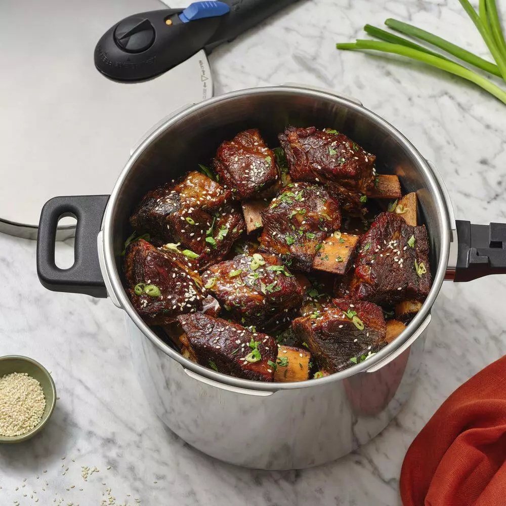 Z Pot 10 Qt. Stainless Steel Stovetop Pressure Cooker by Zavor 7 Z Pot 10 Qt. Stainless Steel Stovetop Pressure Cooker by Zavor - Image 5